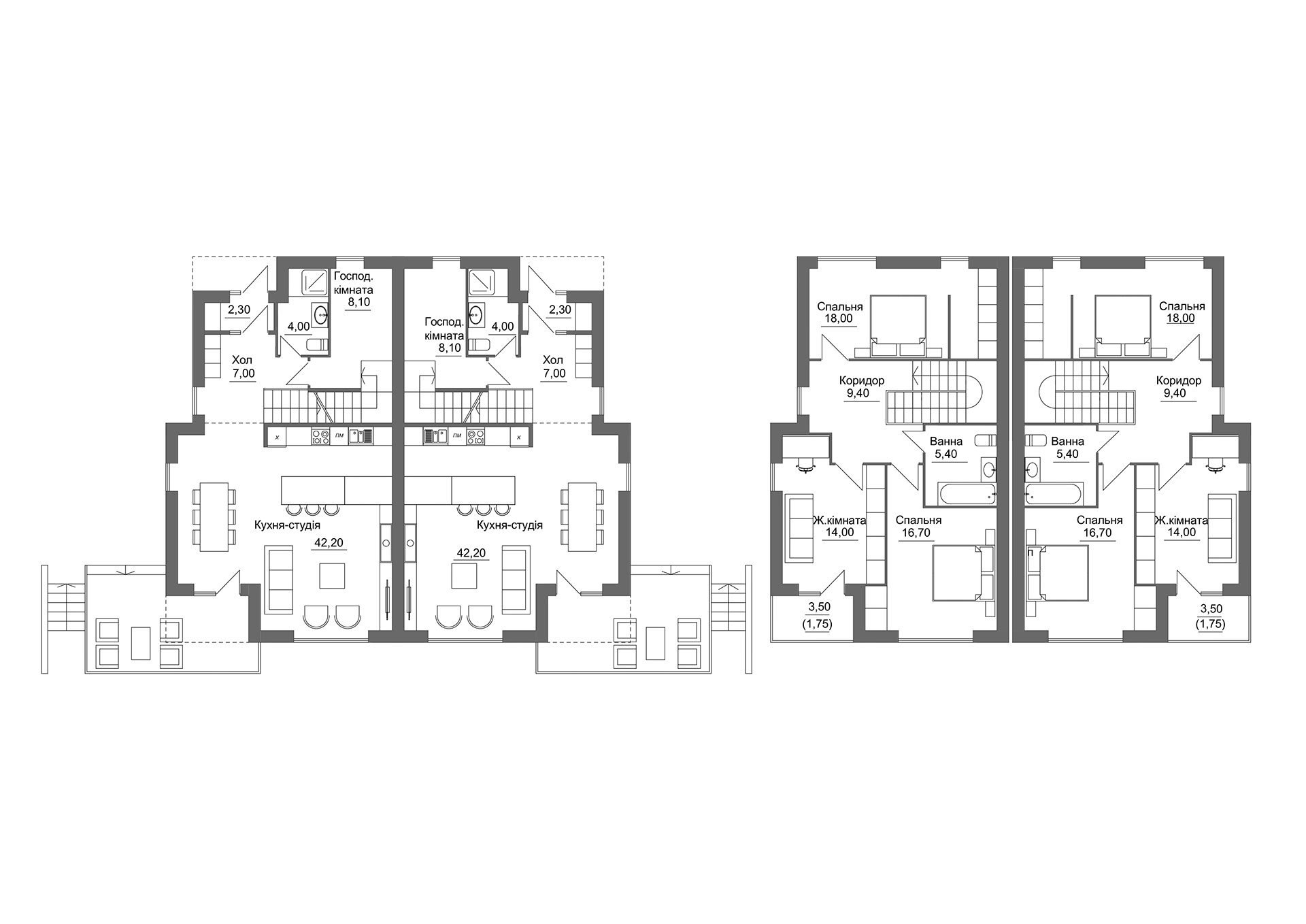 GG4双联排房屋丨UkraineTernopil-15