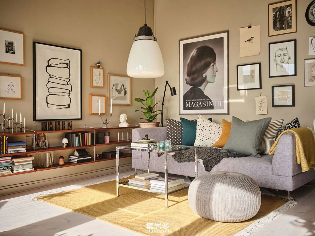 瑞典小公寓设计-0