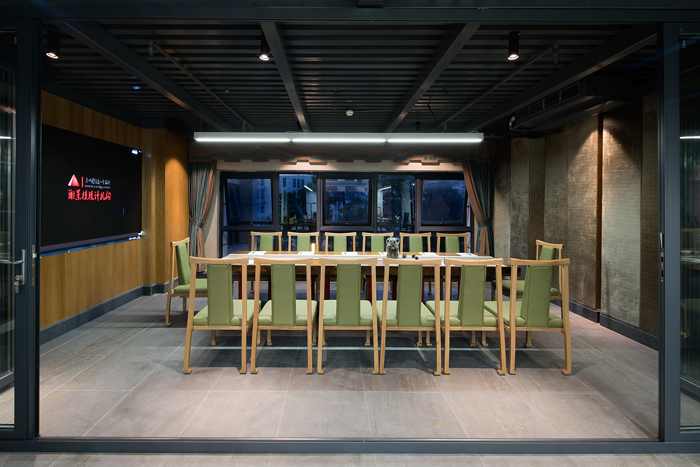 东莞万科中心二栋 201 现代中式办公室设计-9