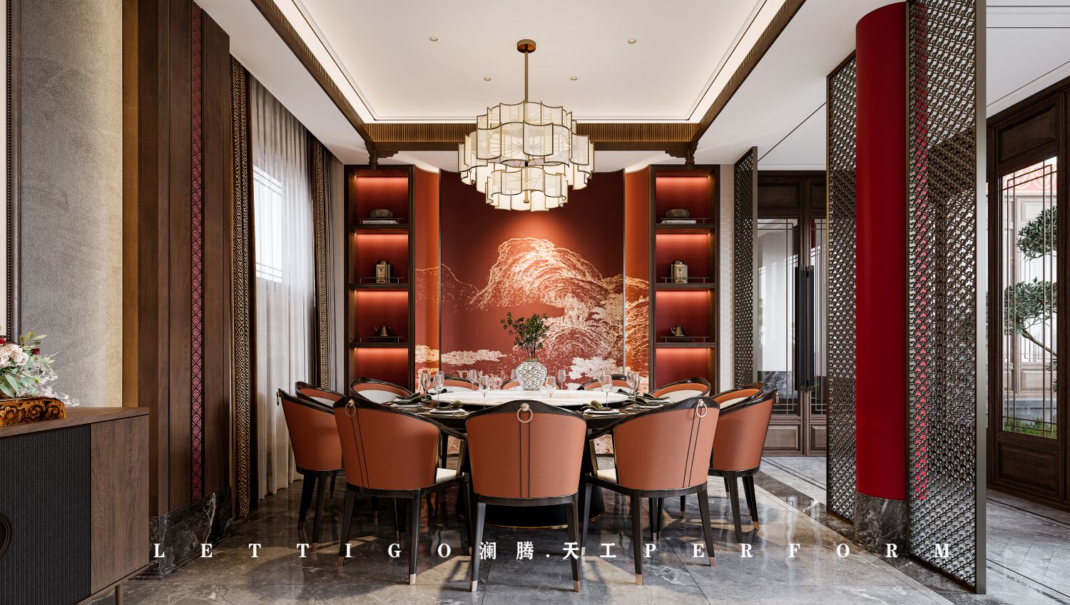 融合东方美学的雅致，属于中式古朴风的典雅私人会所-9