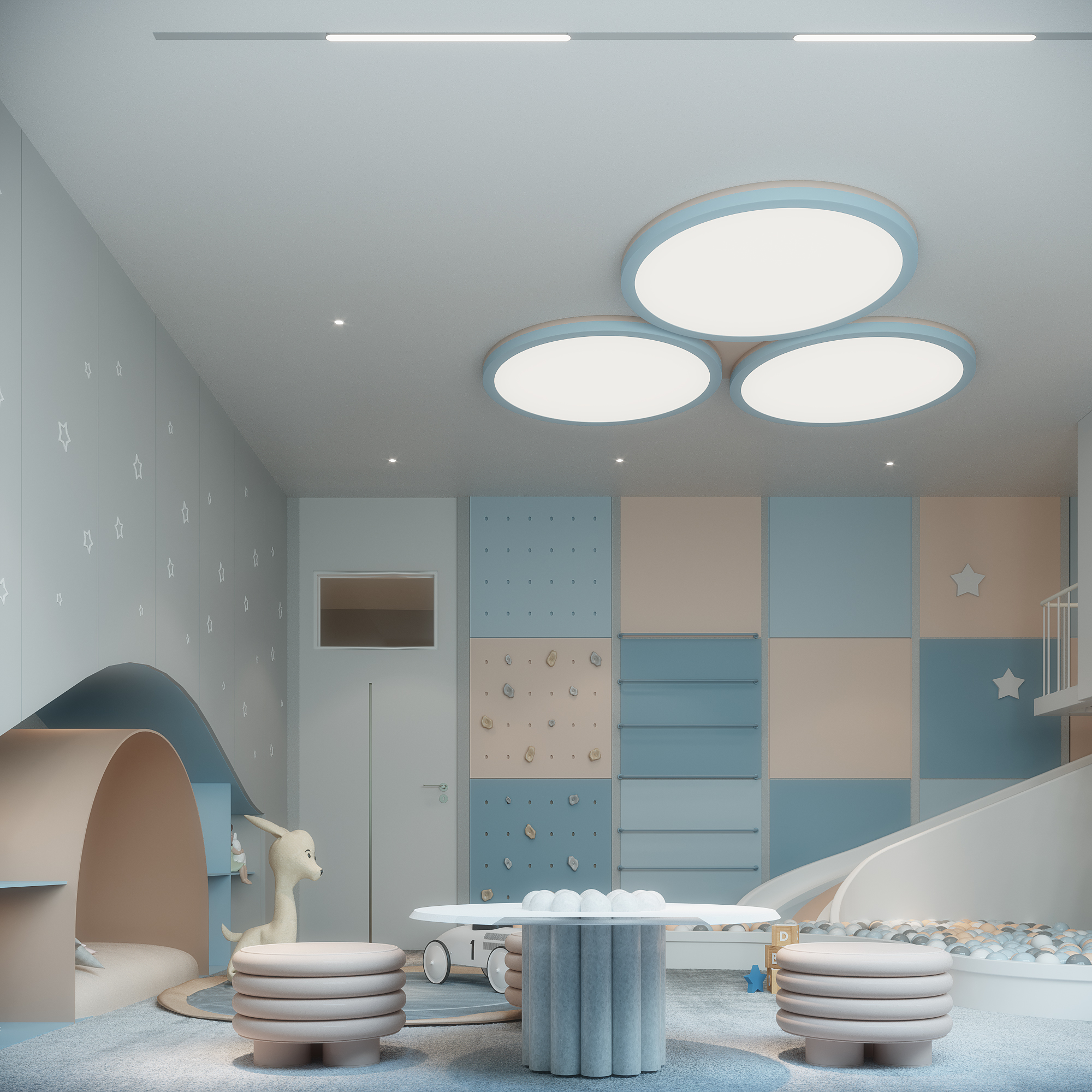 儿童游戏室设计丨沙特阿拉伯丨Mariam Samir-15