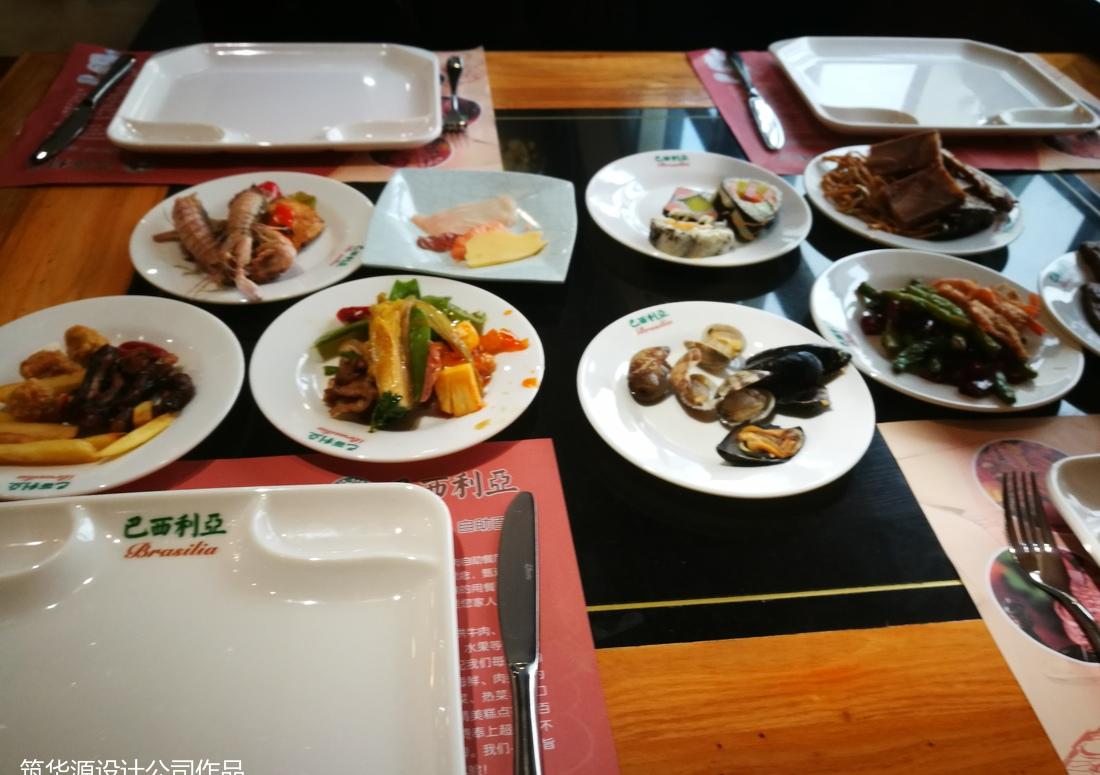 巴西利亚南美烤肉店 | 室内设计与彩绘艺术融合的美食空间-0