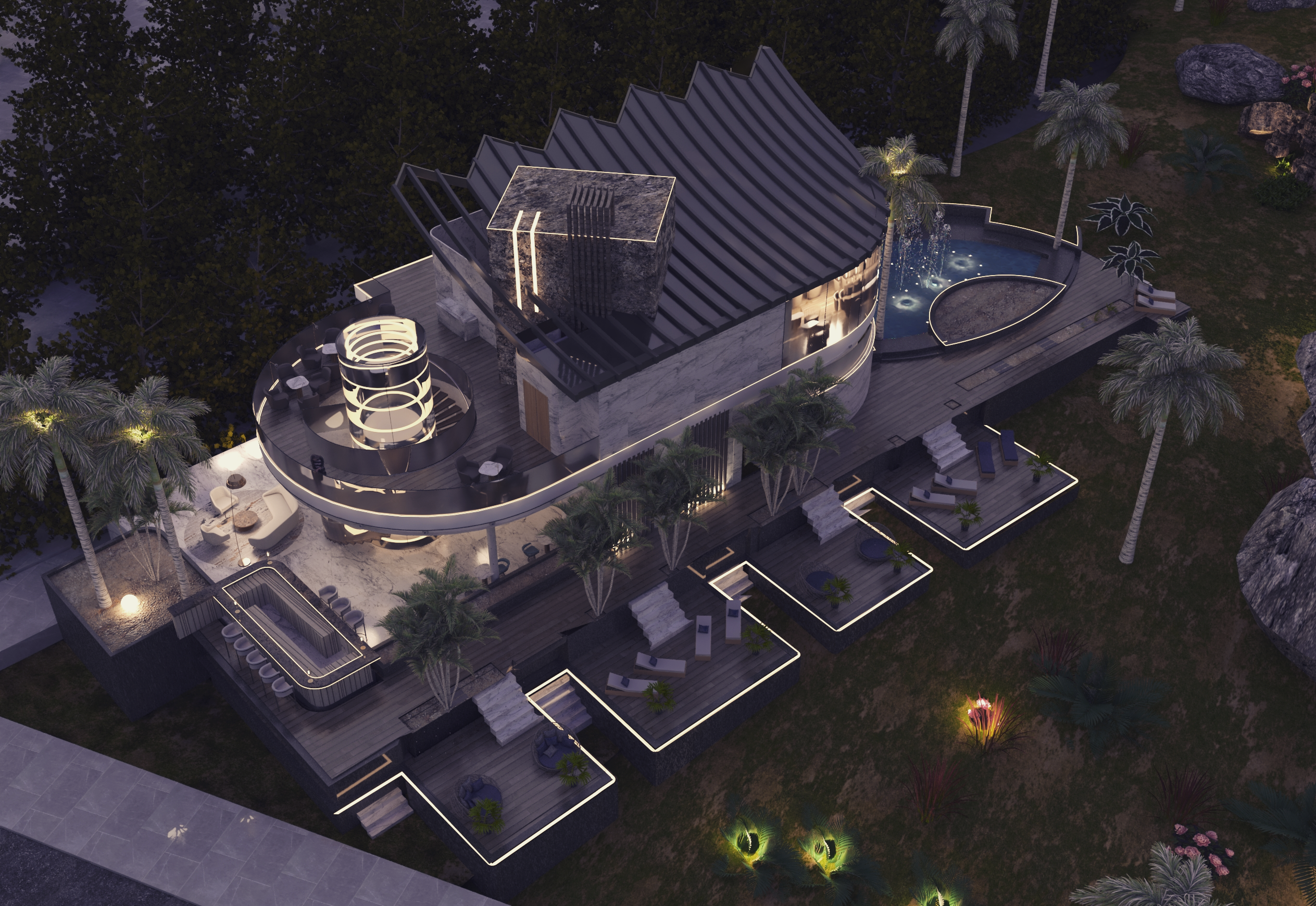 沙特阿拉伯塔伊夫游乐园开发项目丨mohamed bakr Architects-15