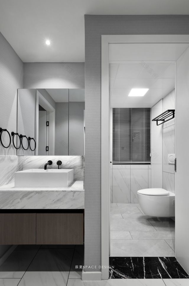 漾辰夏作品 | 淮安 108 平米现代风格空间设计-33