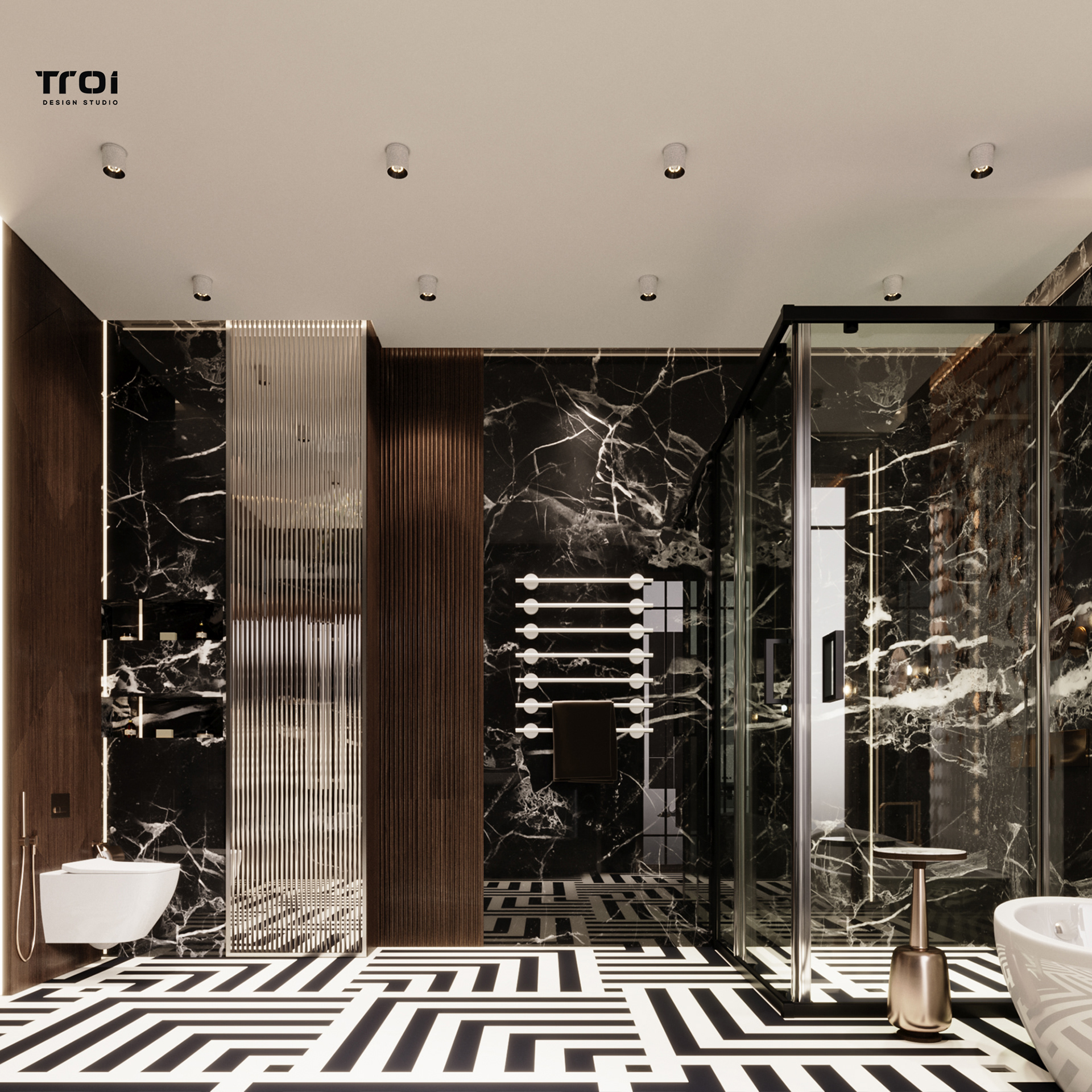 豪华浴室丨Troi Design Studio-14