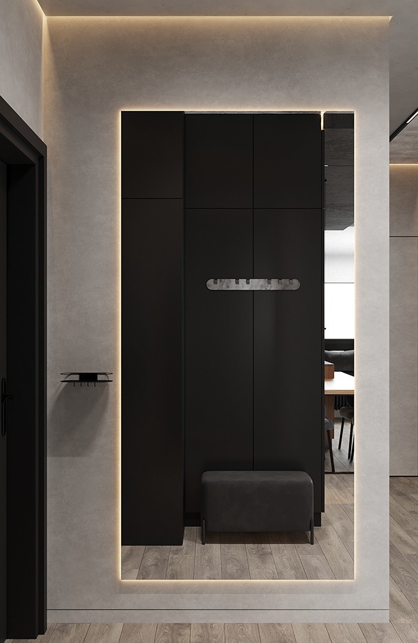 乌克兰基辅小空间公寓设计-1