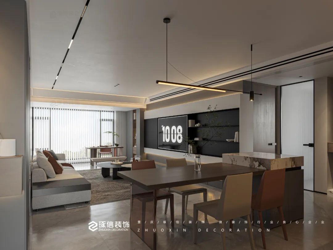 金地两岸风华 130㎡现代意式家居设计丨中国重庆丨琢信装饰-18