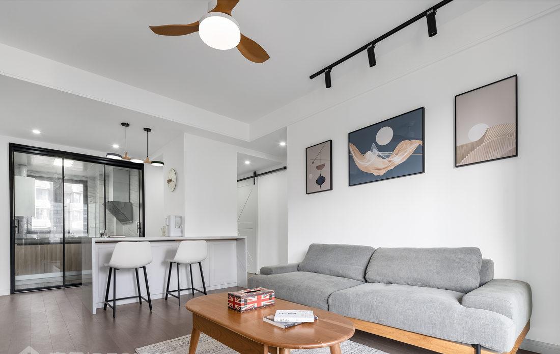 北欧风格平层设计-16