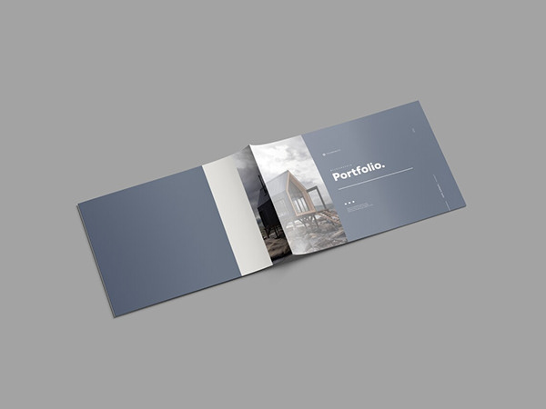 Minimalist Architecture Portfolio Template - A4-1