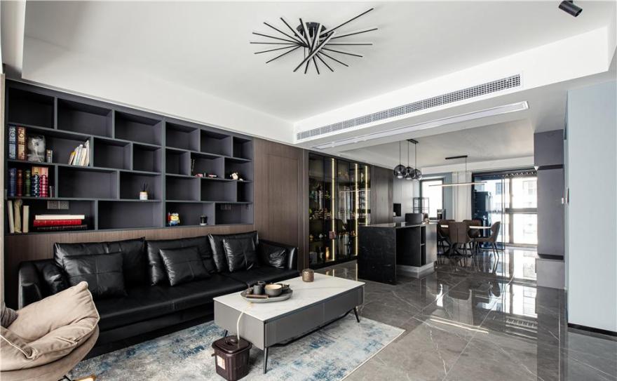 上海莘庄海上铭筑简约现代装修案例丨中国上海-19