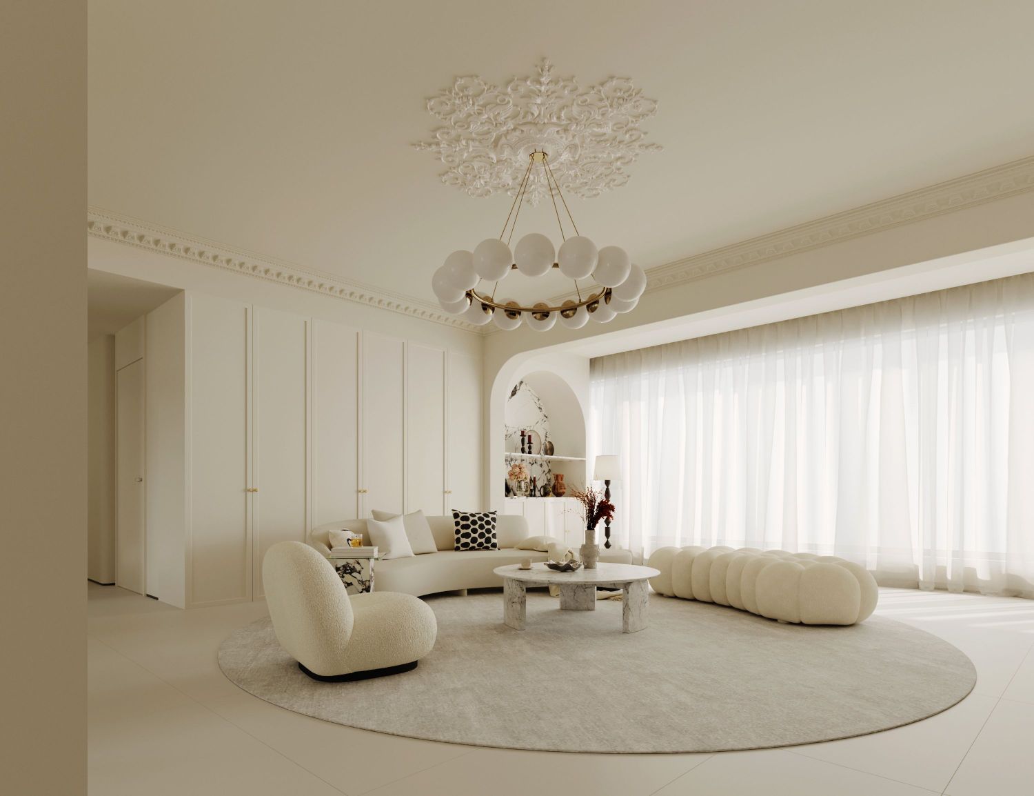 法式奶油风平层-5