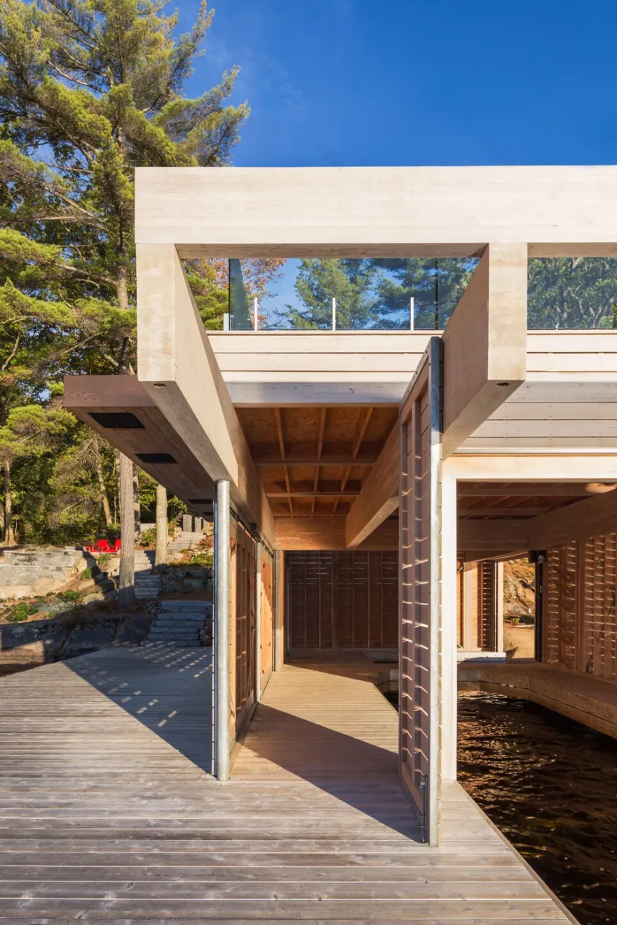马斯科卡湖船屋丨加拿大丨Turkel Design-5