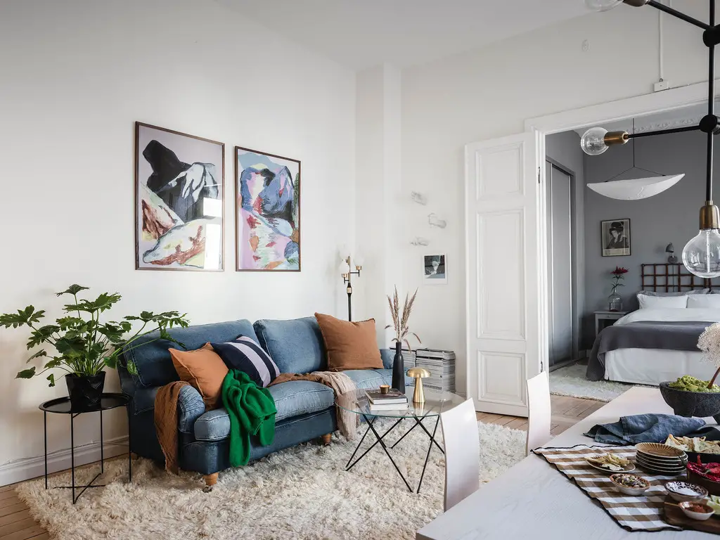 1898 年瑞典建筑的宁静城市公寓-3