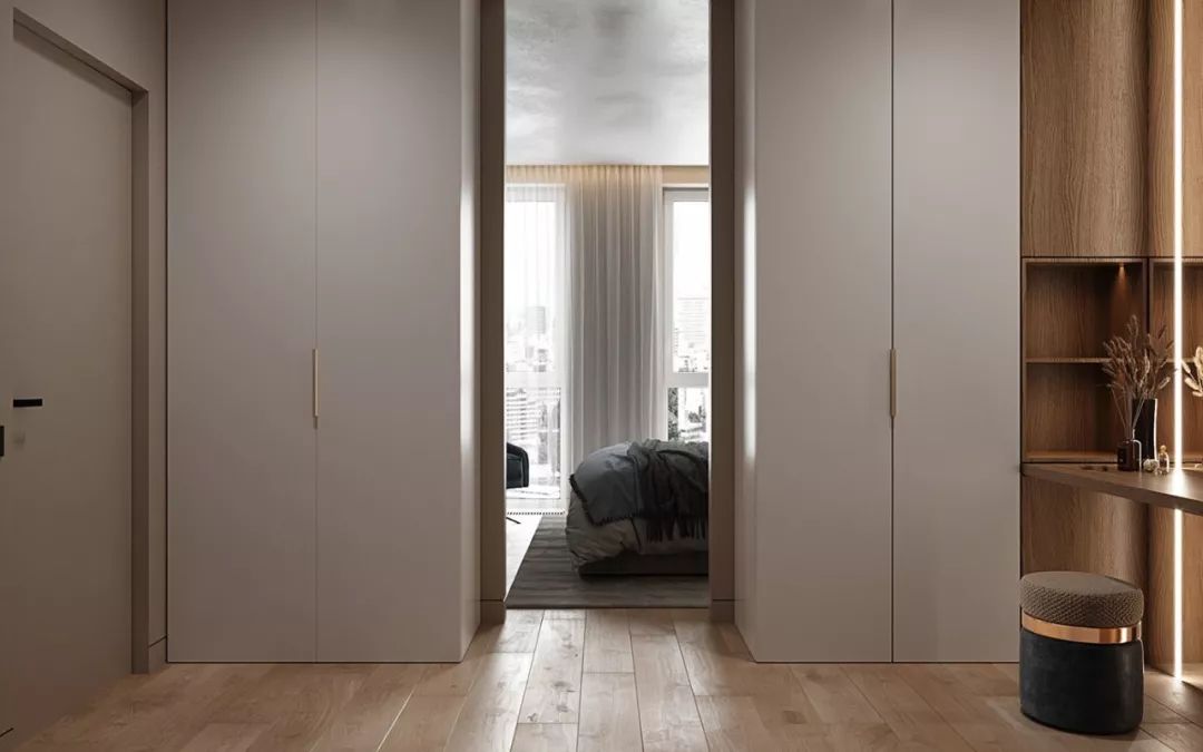 一厅三室，灰色+木色，高级！-33