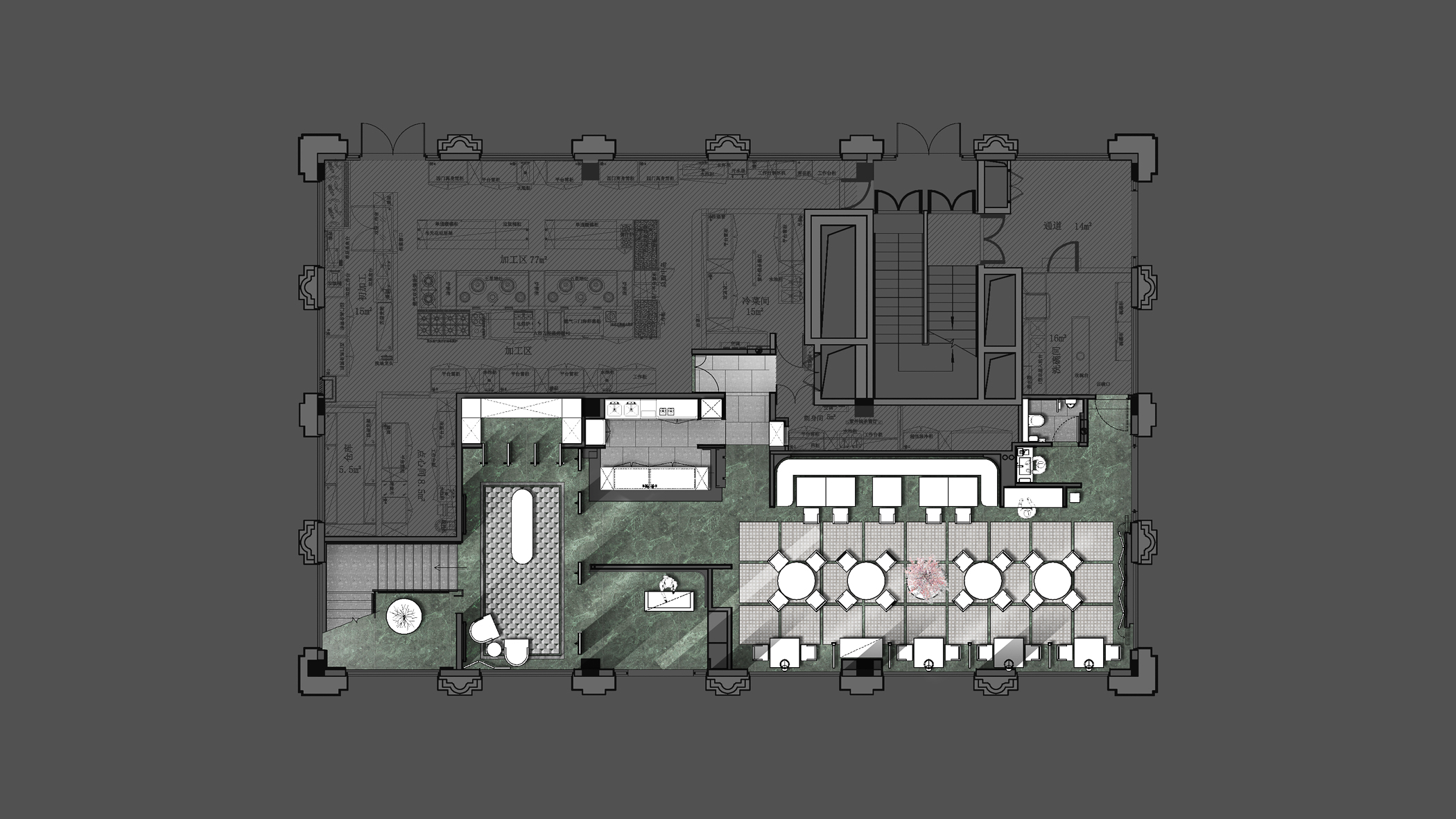海味观上海老西门旗舰店丨中国上海丨上瑞元筑（S5design）-68