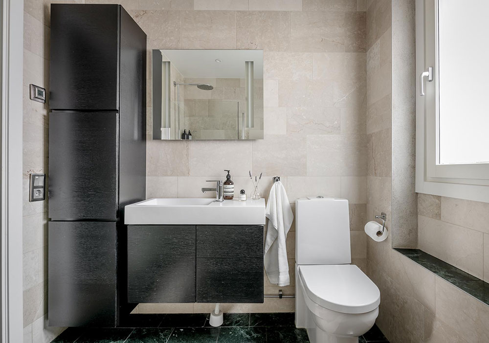 瑞典哥德堡 74 平米公寓的黑色魅力-20