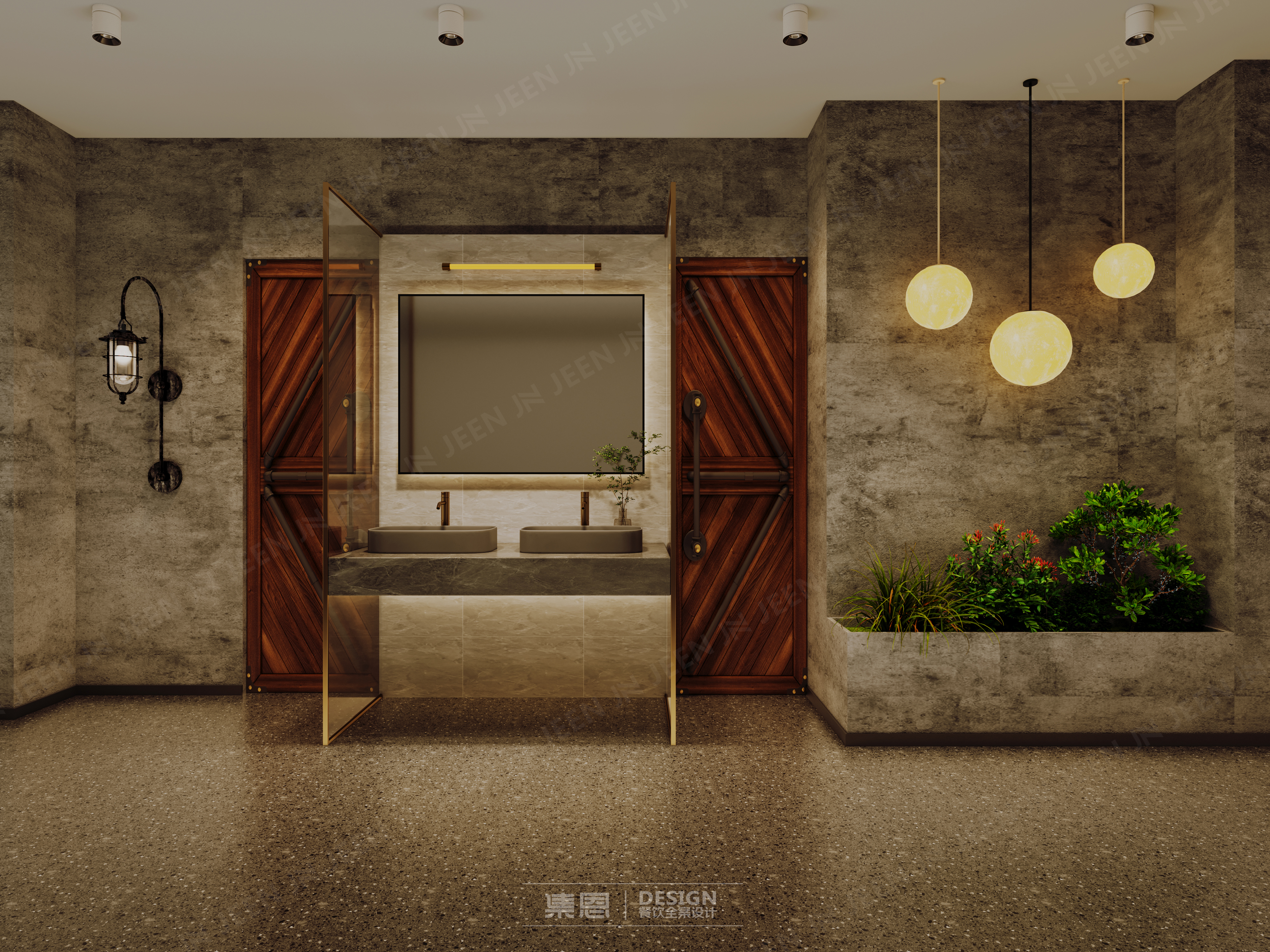 羊庄淄博烧烤丨中国郑州丨集恩餐饮全案设计-11