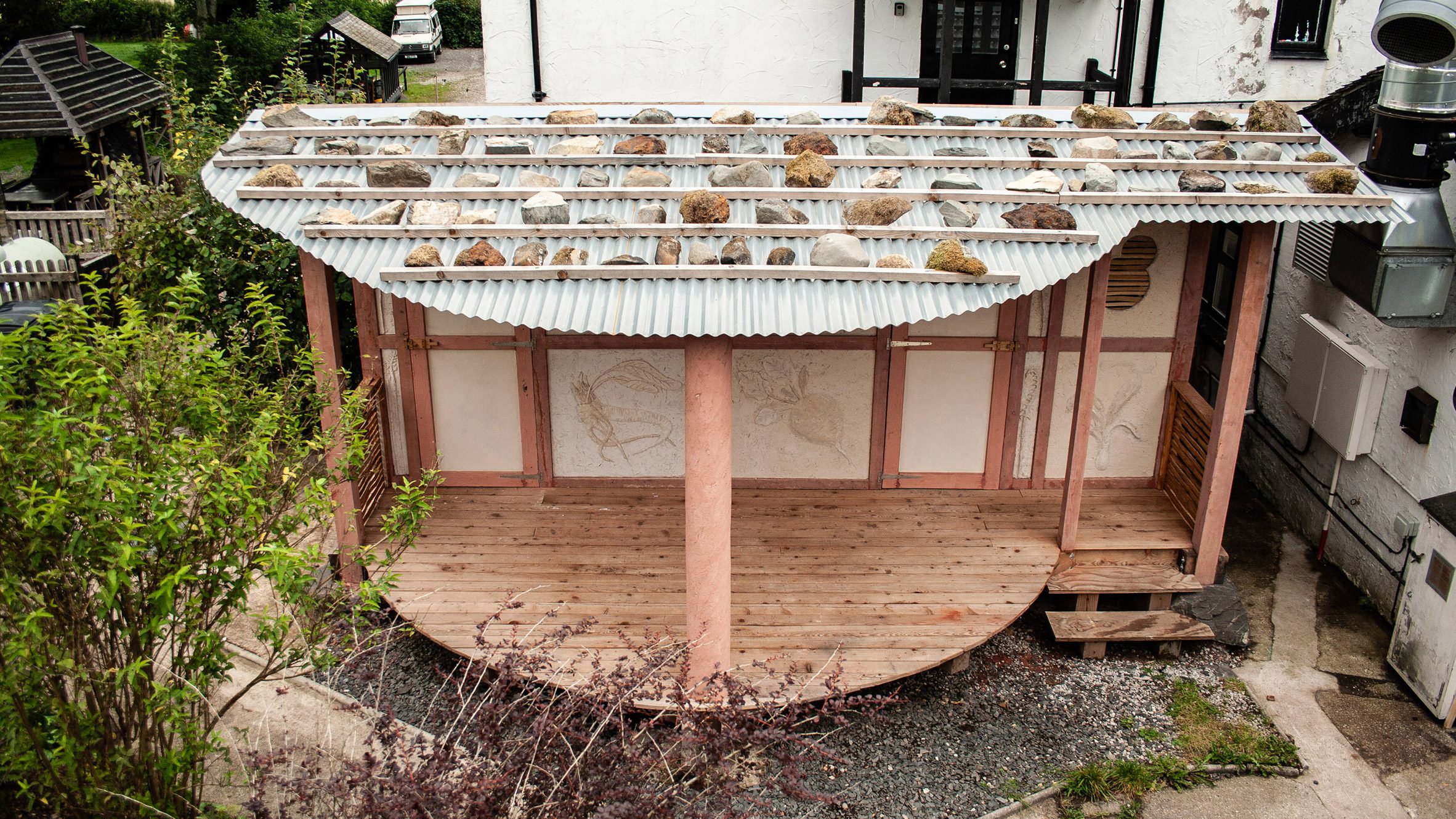 Hayatsu Architects references Japanese architecture for cold food store in Cumbria-0