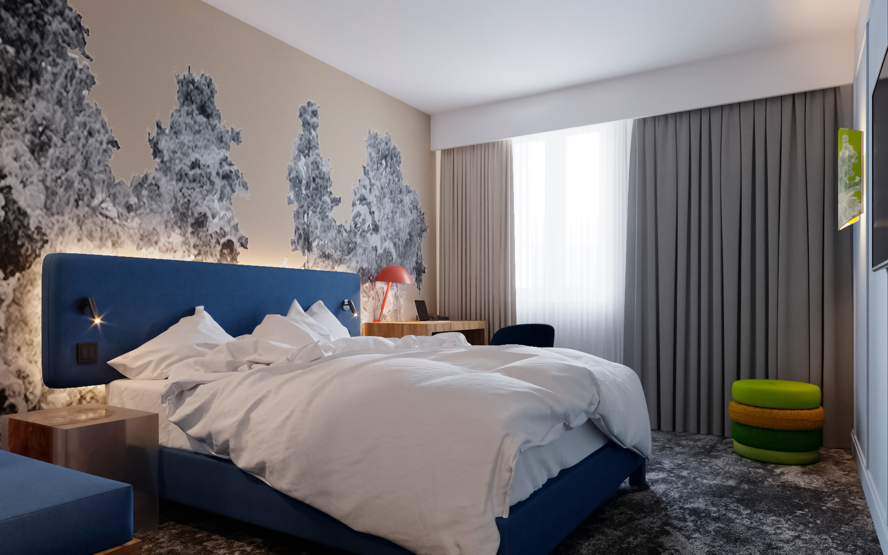 Ibis Styles 酒店客房设计丨STUDIO SOO-8