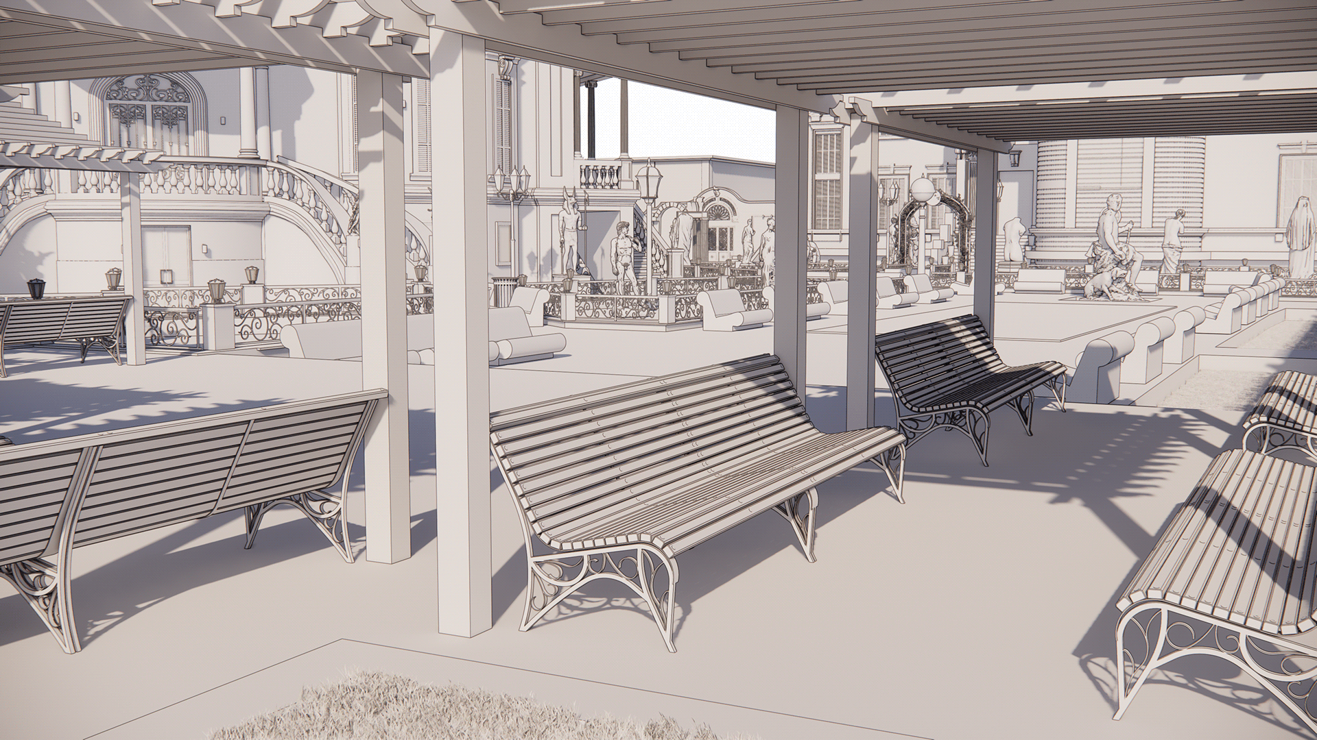 美术学院外立面照明设计丨埃及丨环境处理建筑系-4