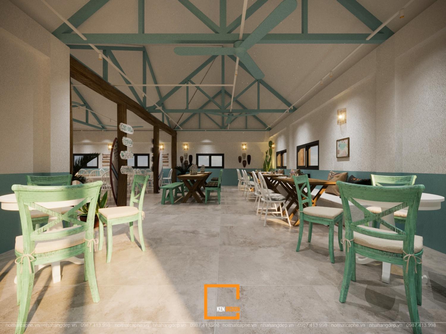 Halulu Food & Drinks 咖啡馆 2 号店设计项目丨越南丨KenDesign-13