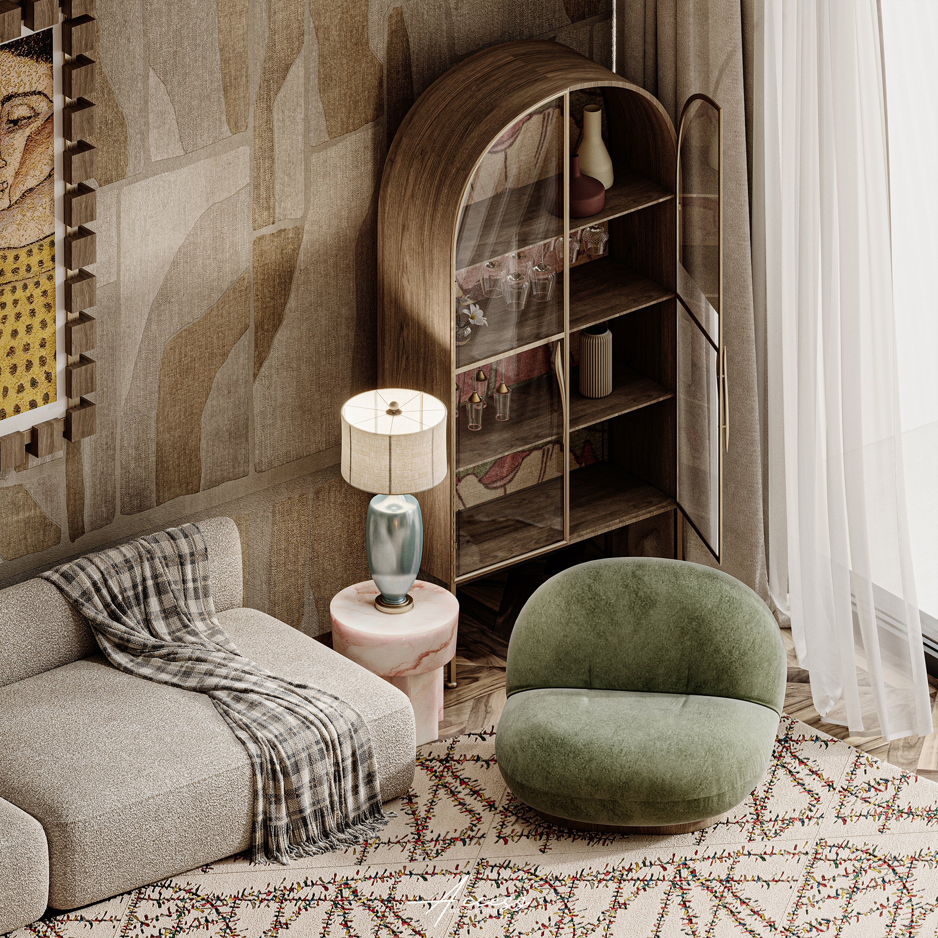 Ethnic Living Room , SA-0