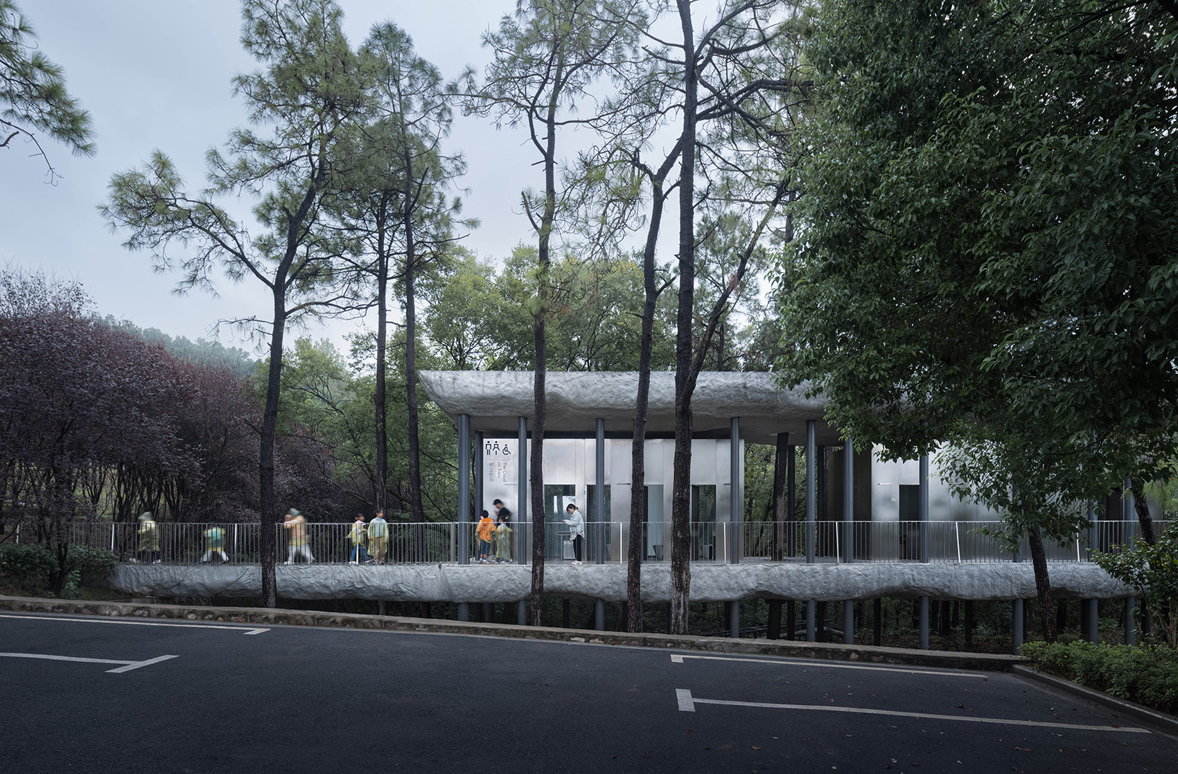 谷里的窗,树上的云,南京四方艺术湖区公共卫生间丨中国南京丨南京大学建筑规划设计研究院有限公司 物物建筑-30