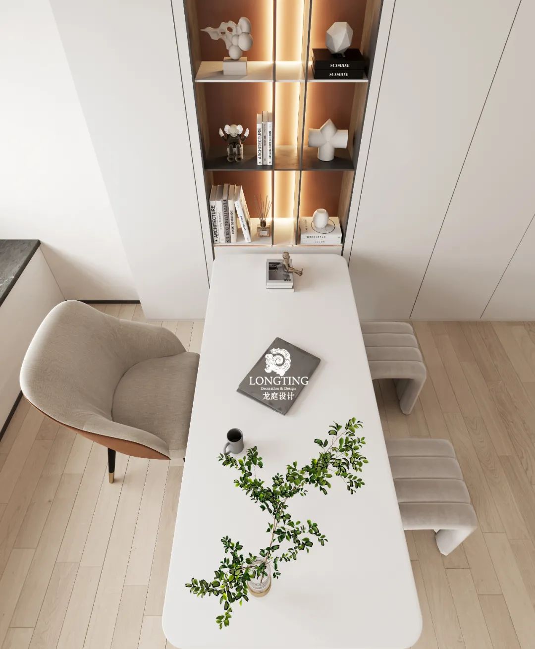 碧桂园·滨湖城现代简约风家居空间丨李海涛,詹金英-57