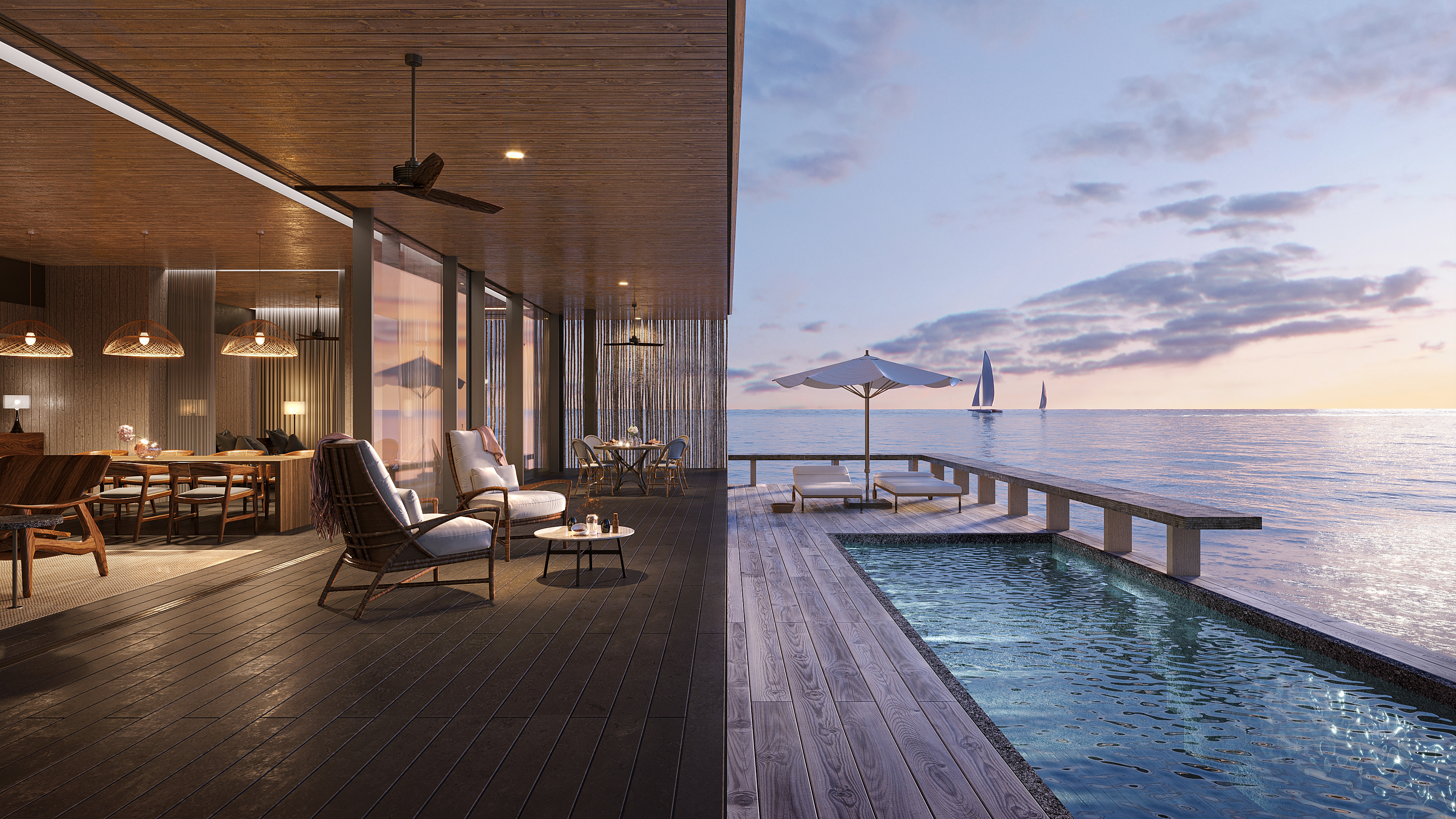 马尔代夫帕蒂娜酒店（注：通常Patina是酒店品牌名，结合Maldives推测是马尔代夫的帕蒂娜酒店，若有更准确背景信息，翻译可能不同） 丨马尔代夫-5