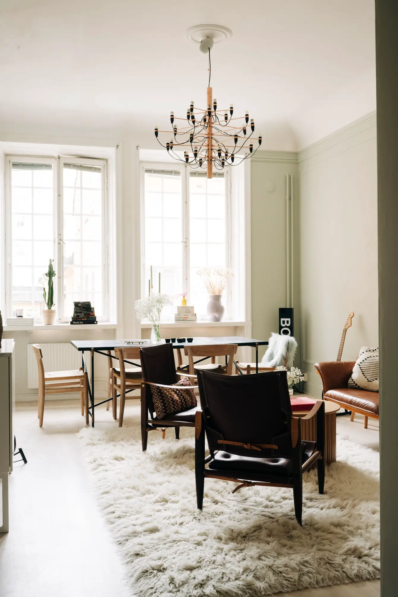 斯德哥尔摩独特设计公寓 | 古典与现代的完美融合-2