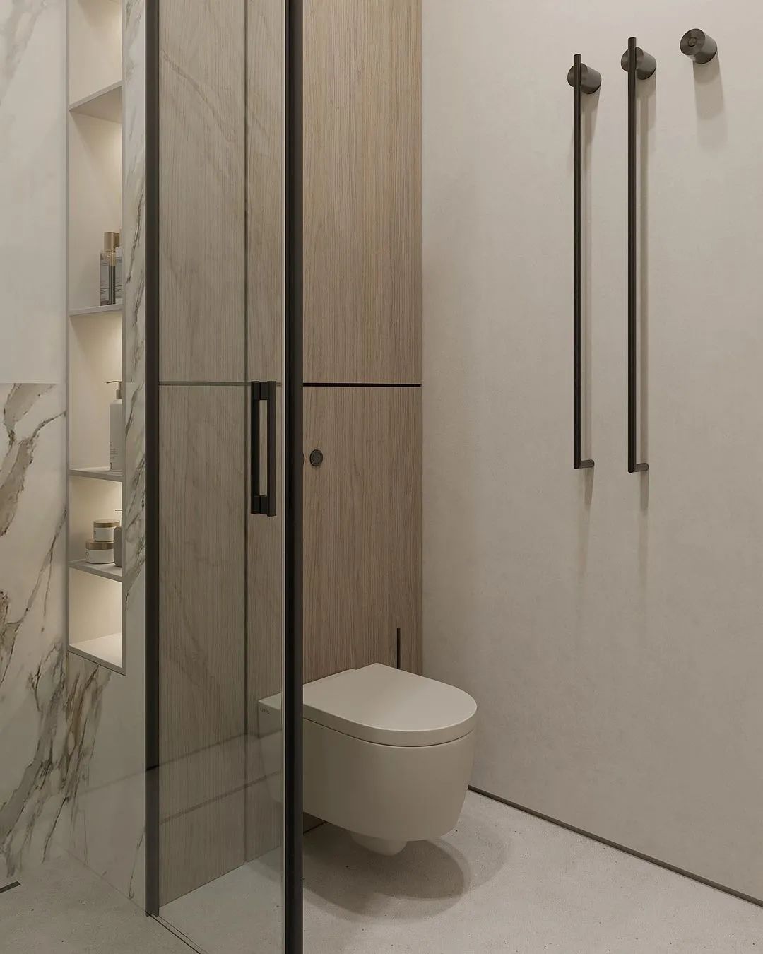 奶油色调的现代空间设计丨俄罗斯圣彼得堡丨DE&DE Studio-38