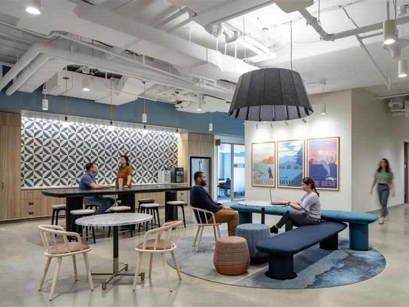 美国 Amazon 阿灵顿 HQ2 一期工作楼层丨Gensler 设计团队-2