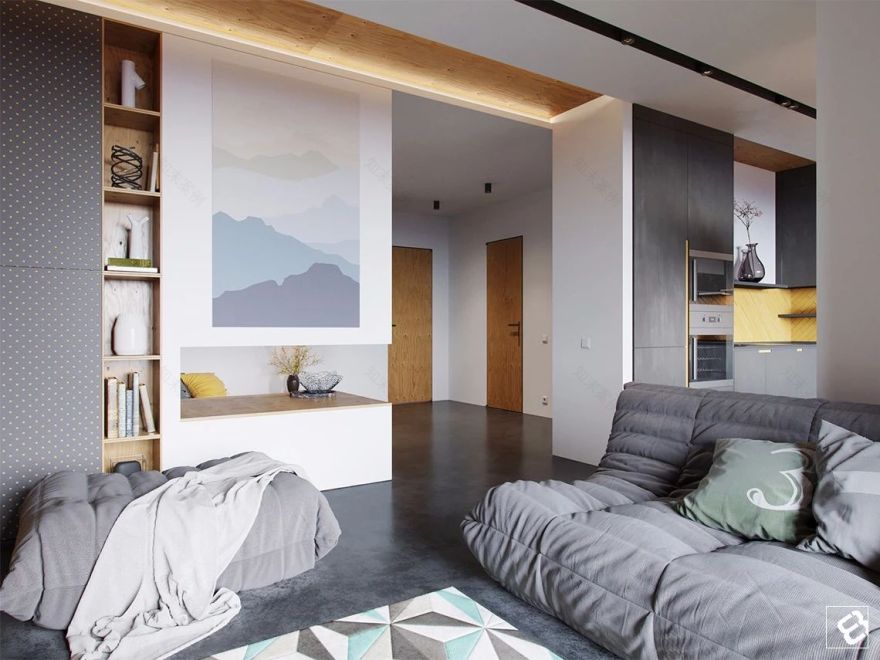 轻工业风 LOFT 住宅设计丨Form8 studio-50