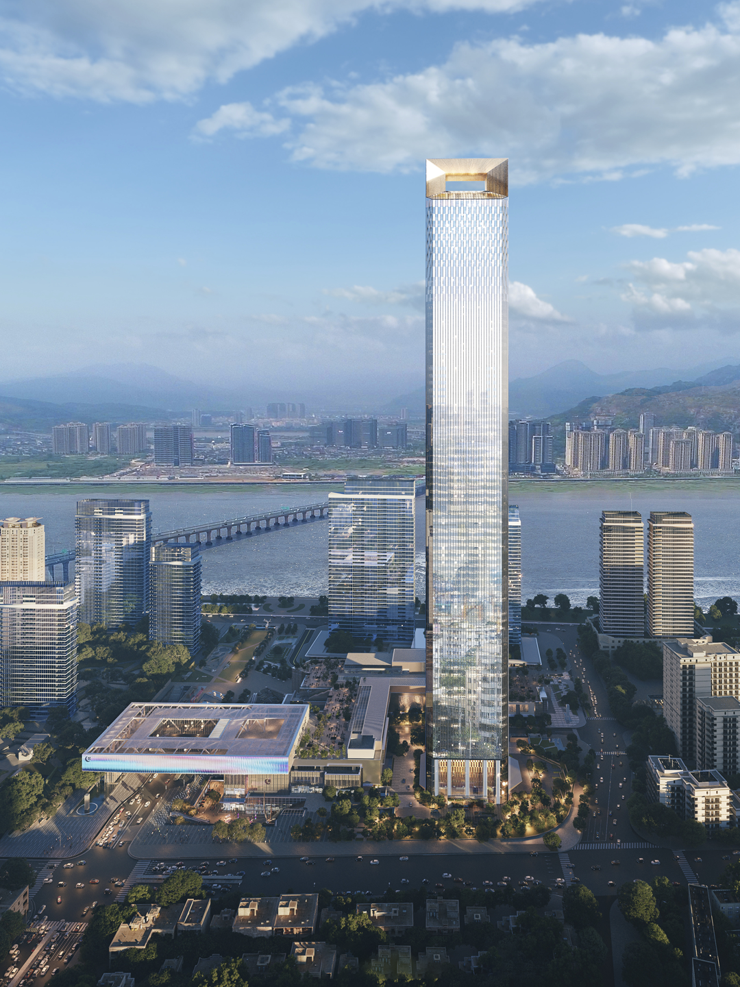 鹿城广场超高层项目丨中国温州丨国际知名建筑事务所SOM-13