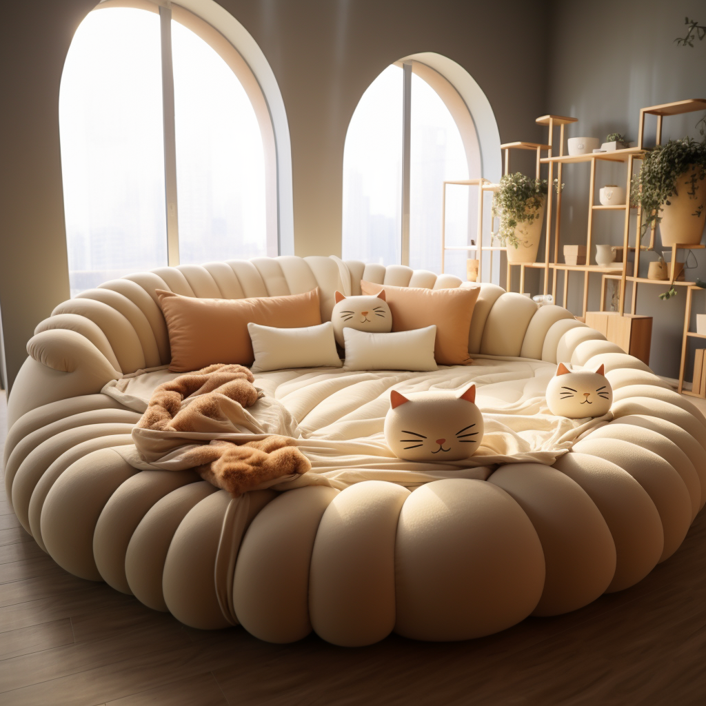 猫猫幻梦:仿生猫床卧室设计-16