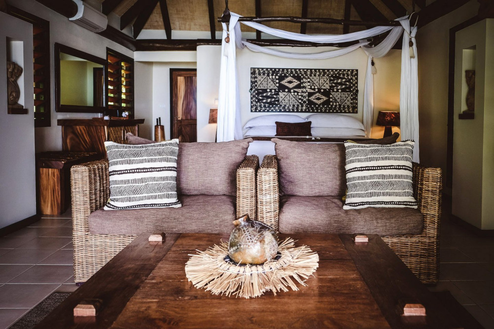 斐济五星级豪华度假酒店,现代斐济风格的海滨别墅-44