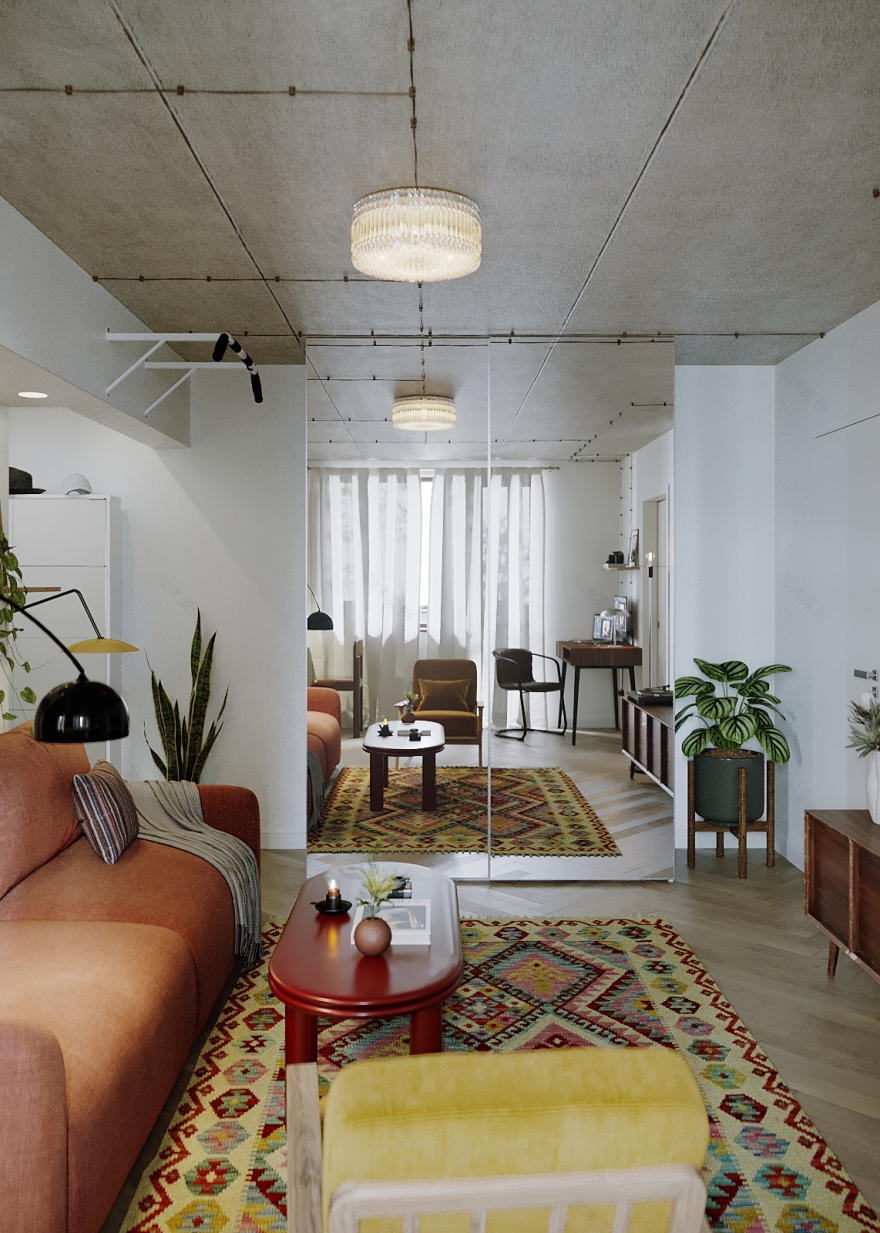 公寓可视化设计丨工作室KNOT-15