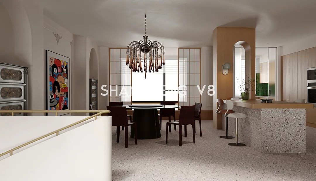 600㎡现代中古风 | 浪漫笔触下的时光宅邸-23