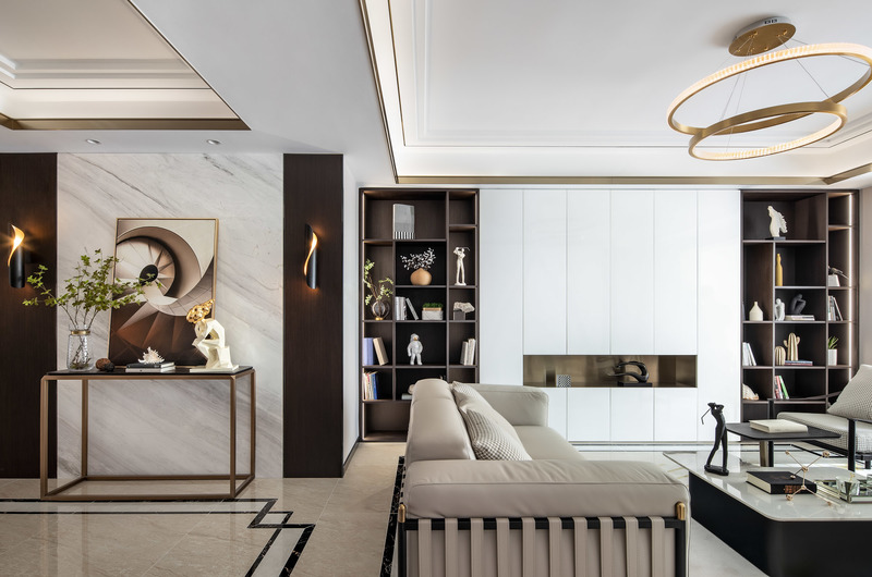 万科汉口传奇·唐樾轻奢风精装房设计，空间潜力极致发挥-7