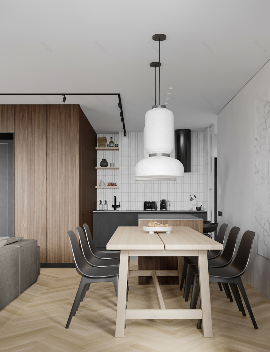 BALANCE COLOUR--78㎡一室户,简约的设计,储物超多!-41