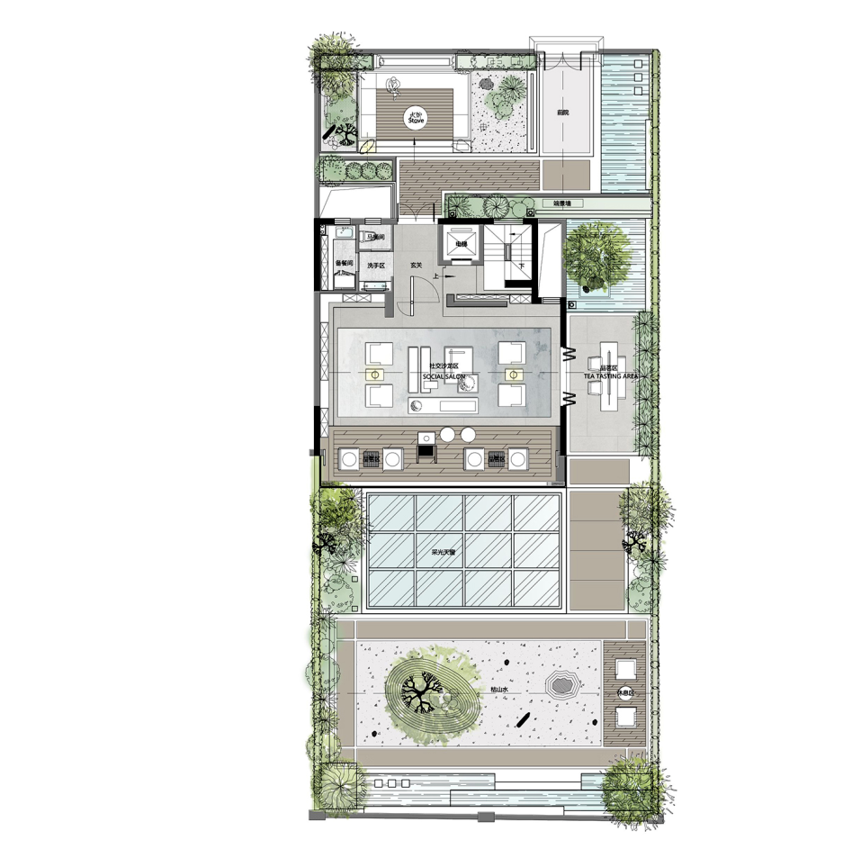茶艺主题之家-别墅豪宅丨上海岳蒙空间设计(硬装),CAC 京典设计(软装)-82