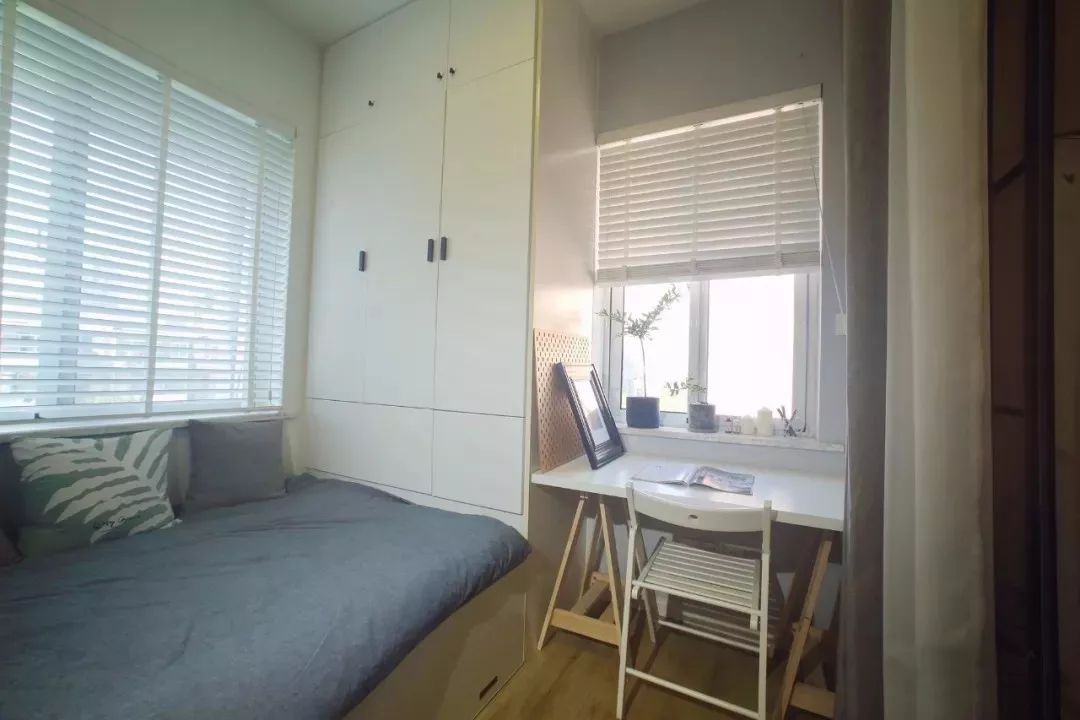 【玖星上院装饰】56㎡的小户型，阳台改卧室变出两室一厅-16