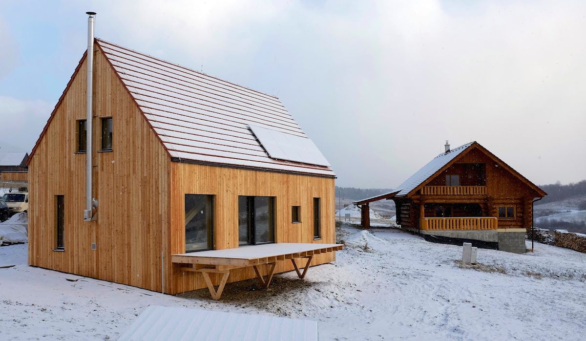 斯洛伐克塔特拉山下被动式木结构建筑丨Createrra工作室-36