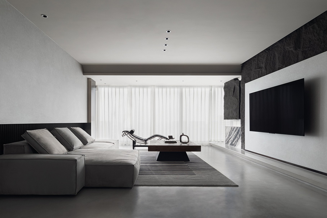 行走的墨线 · 极简黑白的至简之家丨中国重庆丨SIM 简线建筑,森也空间设计-38