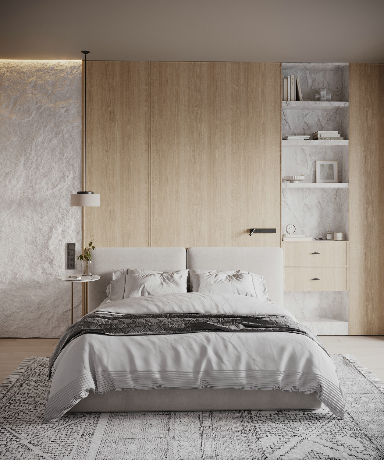 俄罗斯浅色系住宅设计-7