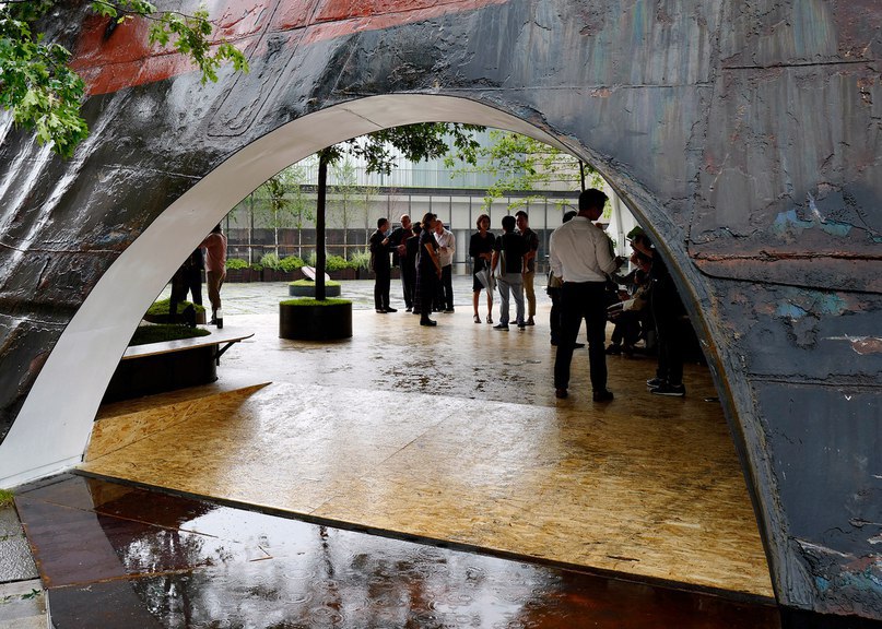 为首尔现代艺术博物馆青年建筑师项目改造的锈船展馆丨韩国首尔-5