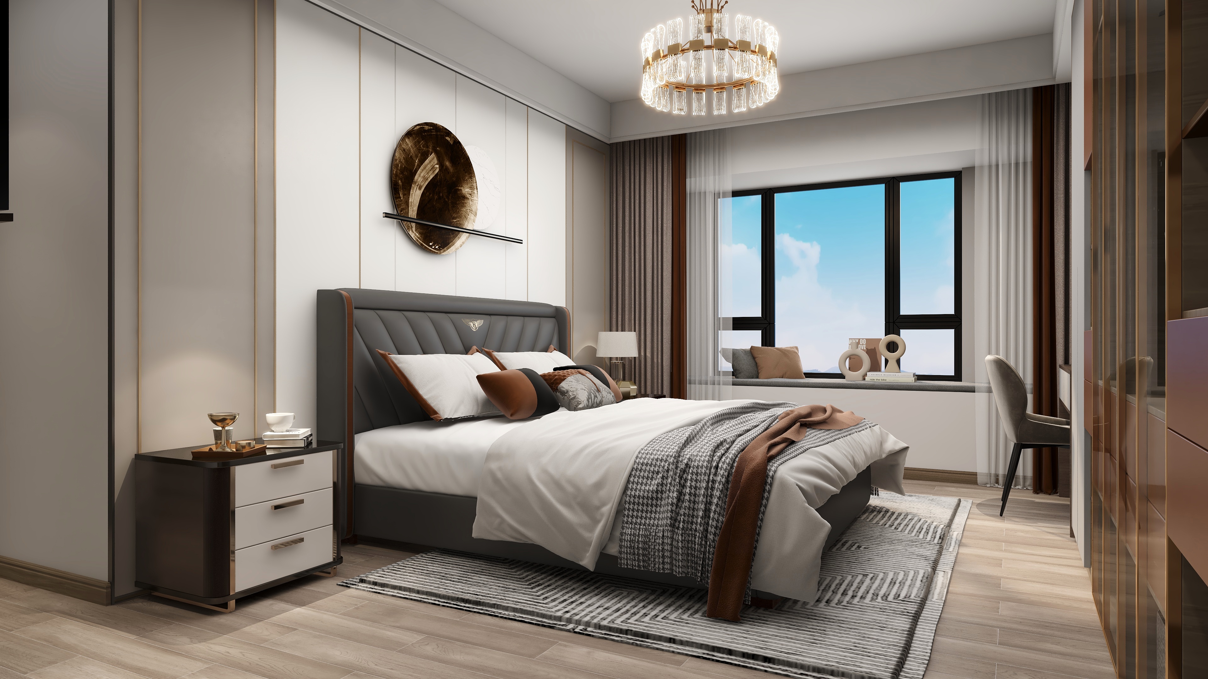 现代轻奢风格温馨之家-27