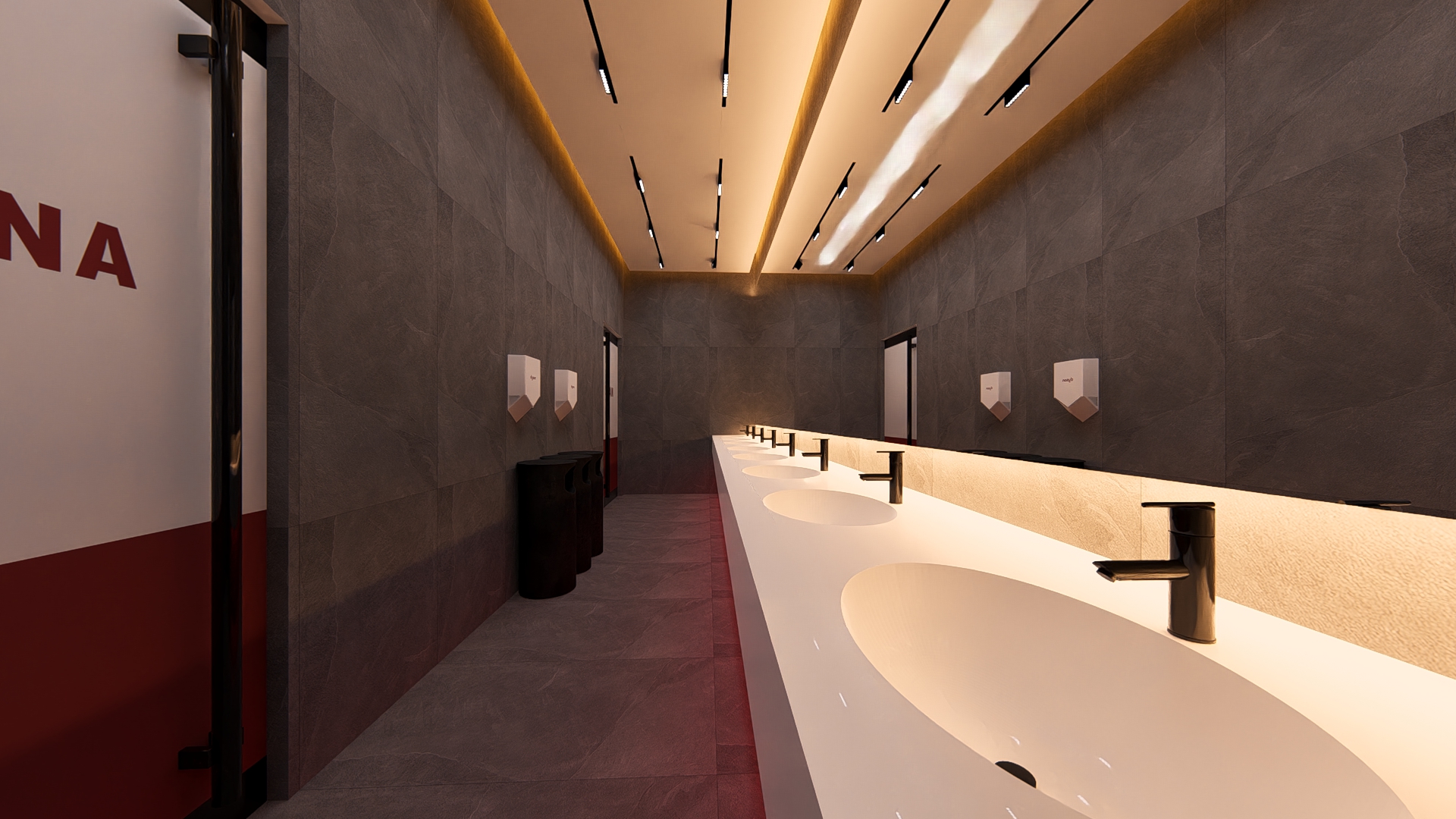 健身房更衣室及湿区室内设计-16