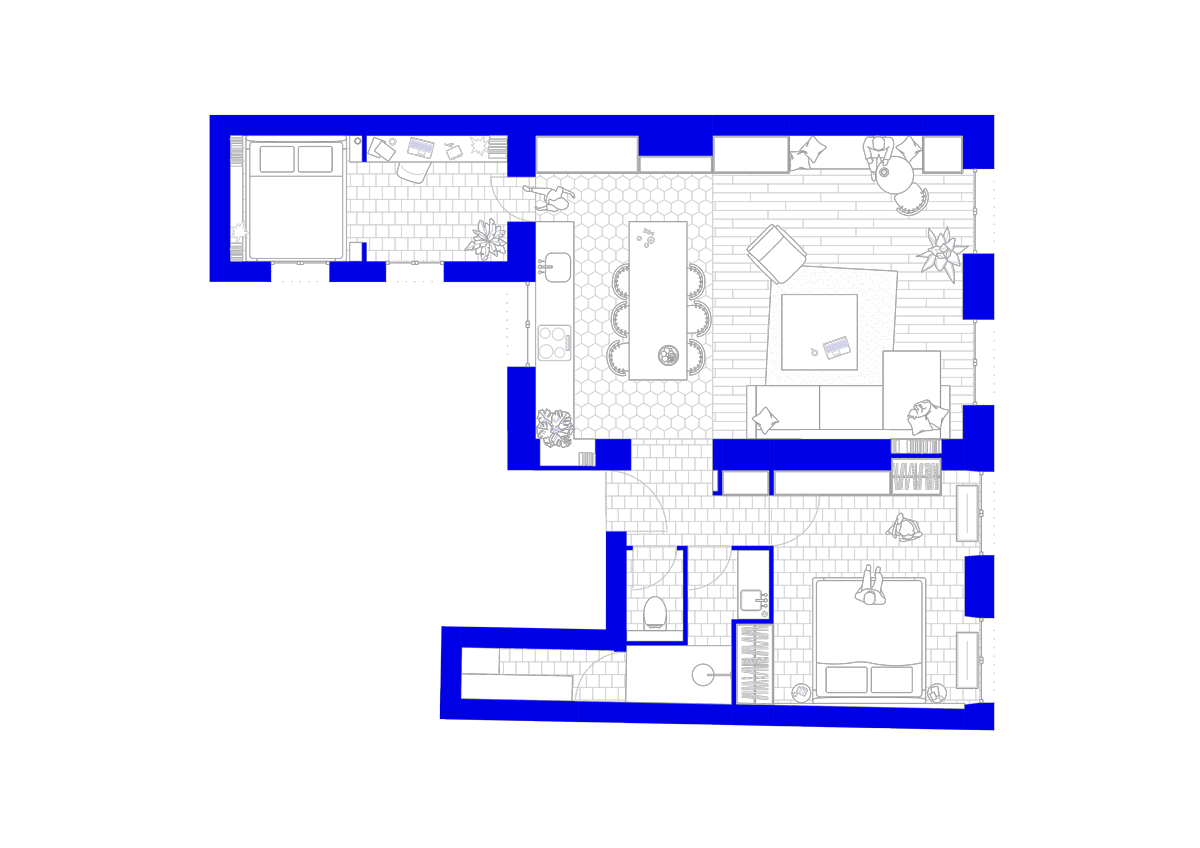 Chaleur des Faubourgs 65 m², Goncourt… Comment recréer un caractère – Bän Architecture-6