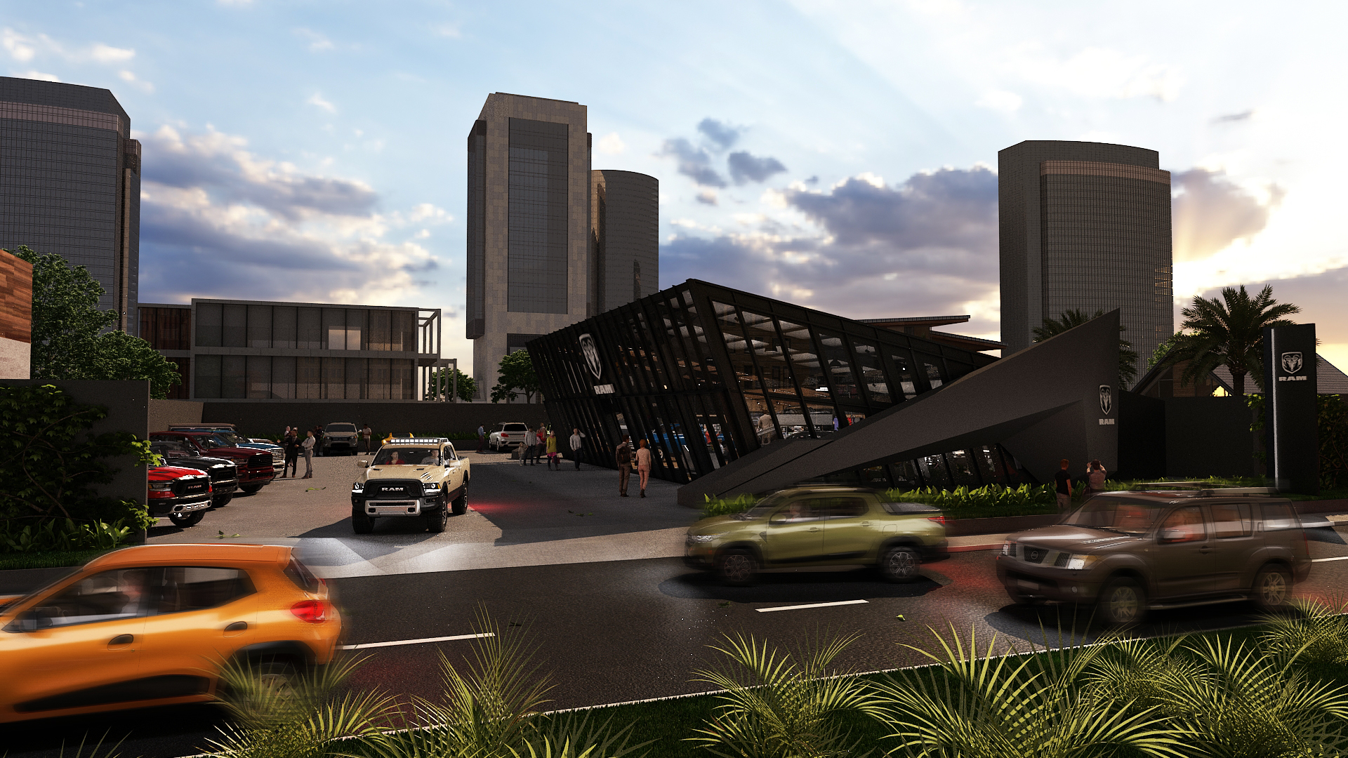 Flagship Dodge Ram - Espaço Construído-1